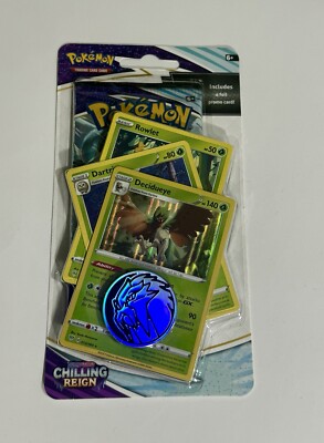 Chilling Reign: Decidueye Premium Checklane Blister - NEW Sealed!Entai Coin!!