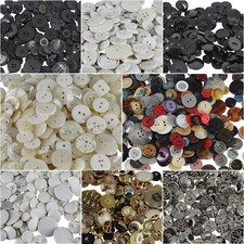 Mixed Colourful Assorted Round Plastic Buttons for Crafts Sewing Arts Various