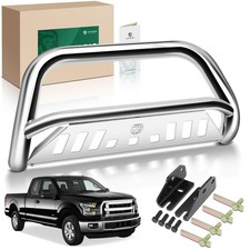 Bull Bar Push Bar Skid Plate Ford F-150 2011-2026 Ecoboost Excl Raptor