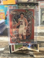 2024-25 Panini Select - Courtside Jared McCain #283 Red Disco Prizm /49 (RC)