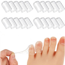 20Pcs Toe Protectors Silicone Gel Caps for Corns Calluses Blisters Pain Relief,