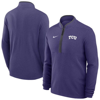 Nike TCU Horned Frogs NCAA Dri-FIT Victory 1/4 Zip Orchid Men's Size M ZMDJ5474D