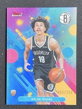 Nolan Traore 2025-26 Topps Finest Common Sky Blue Refractor Base RC /350 #19C