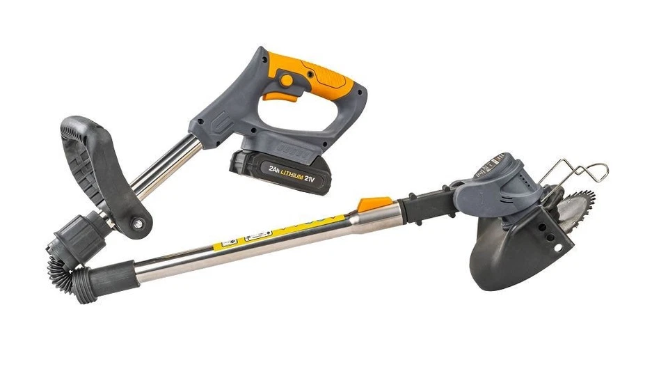 Akku-Rasentrimmer 1000 W mit Zubehör – 21 V & 2x Akku Motorsense Trimmer - Bild 4 von 4