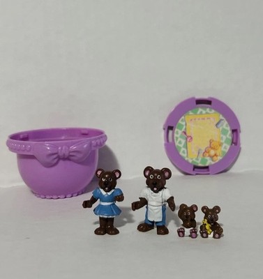 Rare Teeny Weeny Families Bear Family Playset Itsy Bitsy Vivid Imaginations 1995