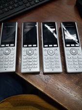  4 Grandstream WP820 Enterprise WiFi Phones w Chargers, Cords And Batteries