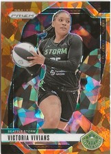 2024 Panini Prizm WNBA Victoria Vivians Orange Prizm SP Seattle Storm