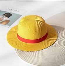 One Piece Luffy Straw Hat Anime Cosplay Hat