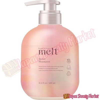 melt Moist Resting Beauty Shampoo 480ml   Hybrid Repair   Japanese Hair Care