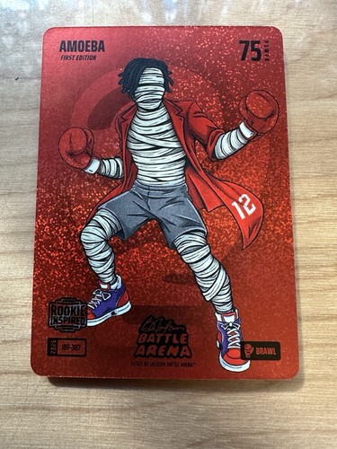 2026 Bo Jackson Battle Arena Amoeba Red Glitter Brawl Icon Battle Foil IBF-387
