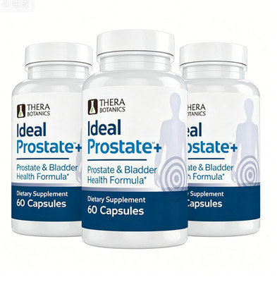 3Pack Advanced Men's Prostate Support by Ideal Prostate Plus with Saw Palmetto