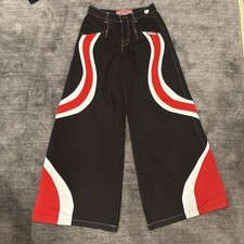 VERY Rare JNCO Solid State Black Hypnotix Jeans Size 3 (27 X 31 ) USA Made HTF