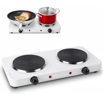 #ad 2000W Portable Electric Double Burner Hot Plate Kitchen Cooktop Cooking Stove $23.99