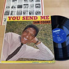 1962 Sam Cooke You Send Me LP Vinyl US Pressing Original Famous Label Complete