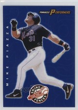1998 Pinnacle Performers Swing for the Fences Game Rules Mike Piazza #44 HOF 0q3