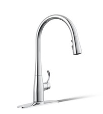 KOHLER Simplice 596-cp  Pull-Down Sprayer Kitchen Faucet 1-Handle