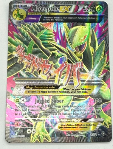 Pokemon M Sceptile EX 85/98 XY Ancient Origins Mega Full Art Holo Card