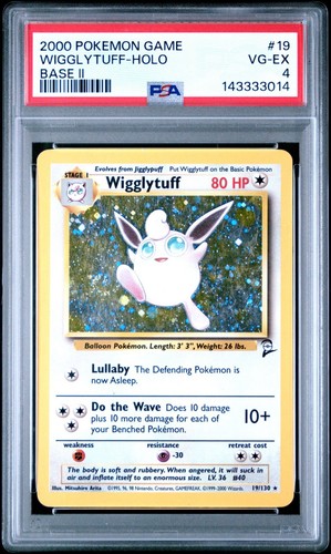 Wigglytuff graded PSA 4 for sale on eBay