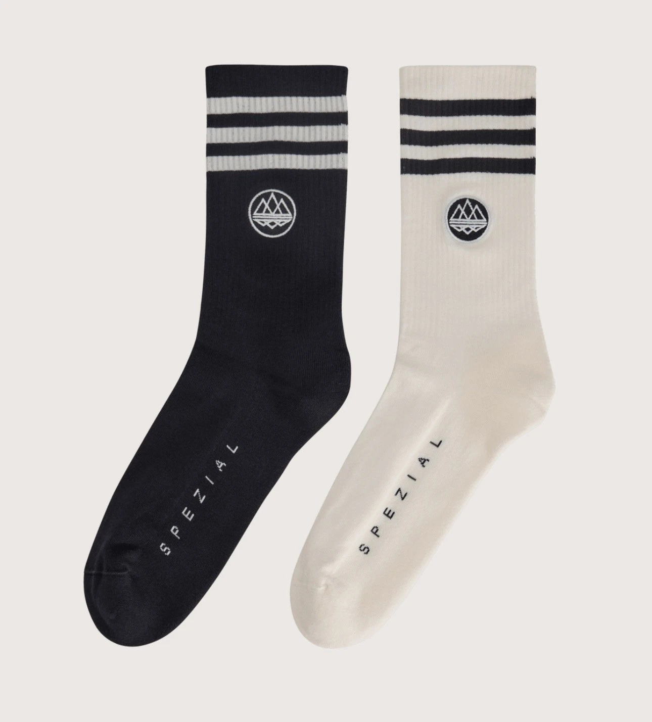adidas SPZL Socks XL UK 11-12.5 KR4608 black + Chalk white SS26 IN HAND