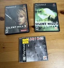 Konami Silent Hill PS1 (1999)Silent Hill 2 & 3 W/ Soundtrack & Reg Card Bundle