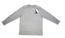 Toadfish Shirt Mens Extra Large Gray Performance Long Sleeve Fishing Graphic