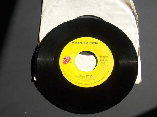 Rolling Stones - 45 WILD HORSES ATCO/ Atlantic Records 7" 45-19101