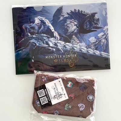TGS2025 Limited Monster Hunter Wilds Pouch Clear File MHW