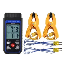 Thermocouple Thermometer HVAC Temperature Meter, Digital Temperature Thermome...