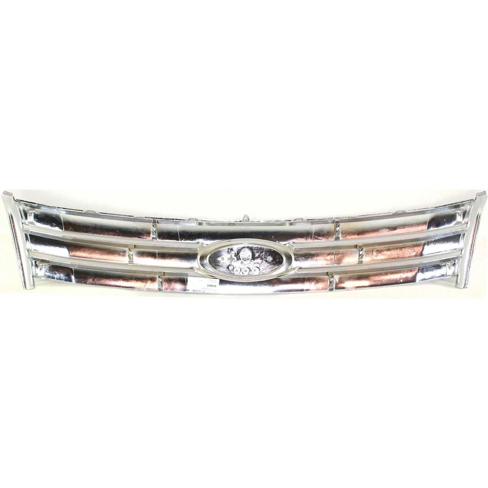 Grille For 2008-2009 Ford Taurus Chrome Plastic - Image 4 of 4