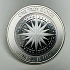 1 oz Compass Rose Silver Round .999 Fine Coin/Bullion #56