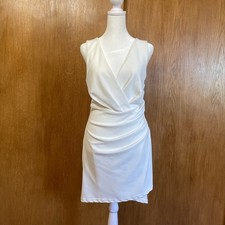 Windsor Women’s White Bodycon Dress Sleeveless, Size XL
