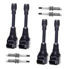 Ignition Coil Pack and Iridium Spark Plugs Kit for Nissan Altima Rogue Sentra