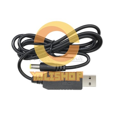 1M USB 5V 2.1x5.5mm DC to 12V DC Boost Step-up Power Module Converter Male Cable