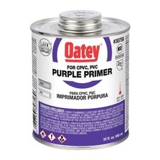 1Pc Oatey 30758 Primer Pvc Purple 32Oz