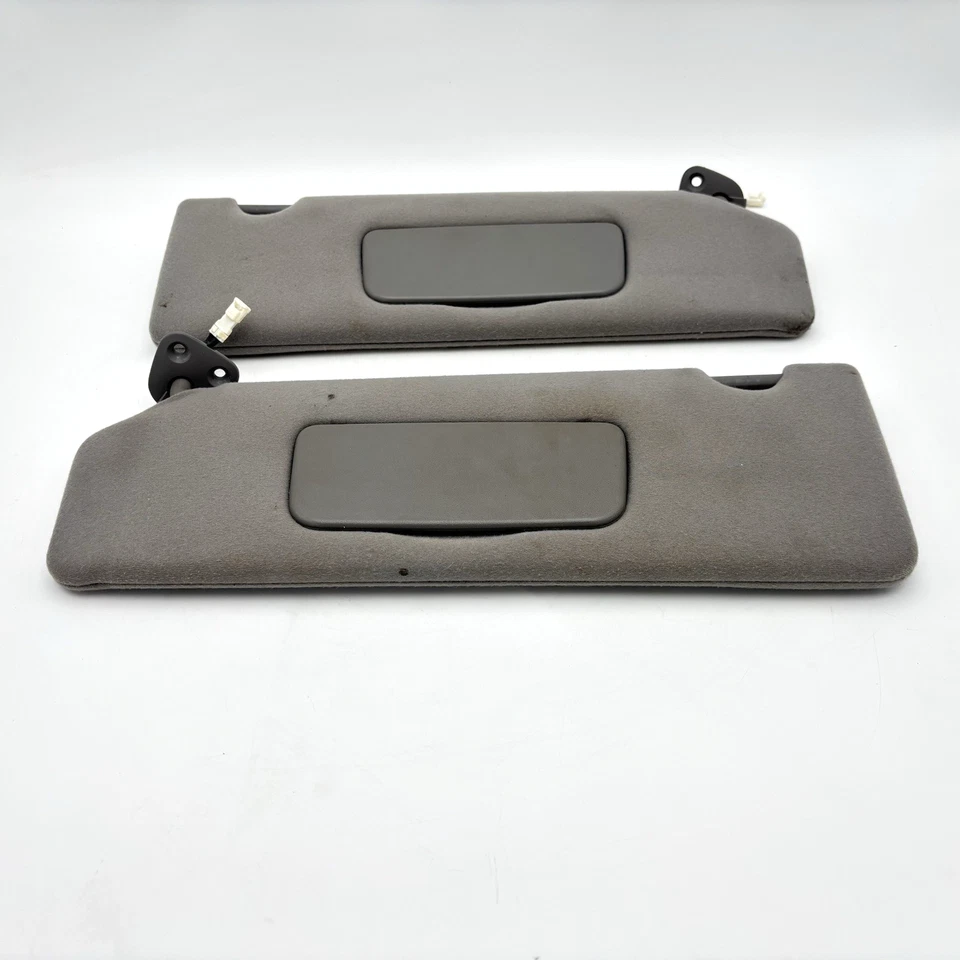 Juego de parasol izquierdo derecho Toyota Solara 2004-2008 cupé gris iluminado OEM Foto 3 de 4