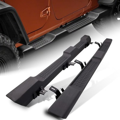 OE Style Running Boards, Nerf Bars, Side Steps Compatible with 2007-2018 Jeep Wr