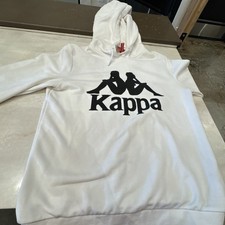Men's Kappa Hoodie Hoody Hooded Fleece Sweatshirt Jumper Pullover Jacket Size S
