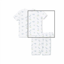 Kissy Kissy Hole in Print Short Pajamas blue 18-24m New with Tags