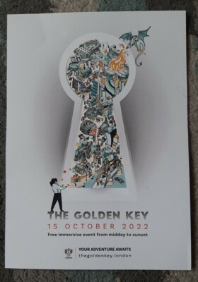 The Golden Key (London Square Mile) A5 DOUBLESIDED Flyer