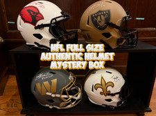 1x NFL AUTHENTIC Signed Full-Size Helmet Box Mystery