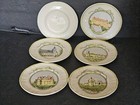 Set of 6 Longshamp Wine Chateau Collection Canape Plates, made in France — photo 2