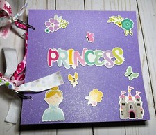 PRINCESS Scrapbook Album Premade Junk Journal Simple Stories