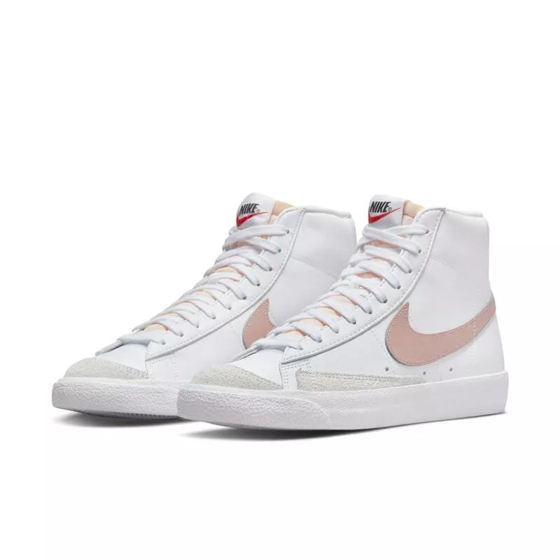 Women's Size 8 Nike Blazer Mid '77 Casual Shoe White Pink Oxford CZ1055-118  | eBay