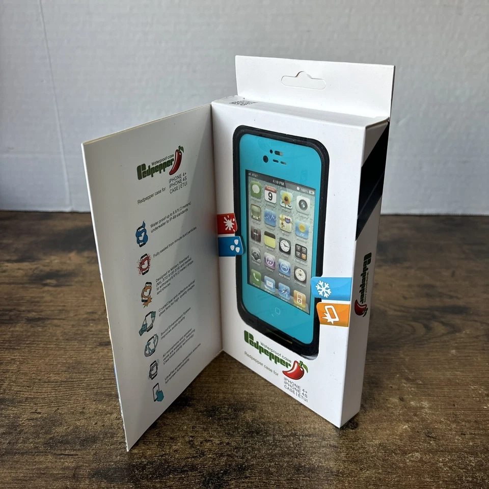 Funda de teléfono impermeable Redpepper para iPhone 4+ y iPhone 4S Foto 4 de 4