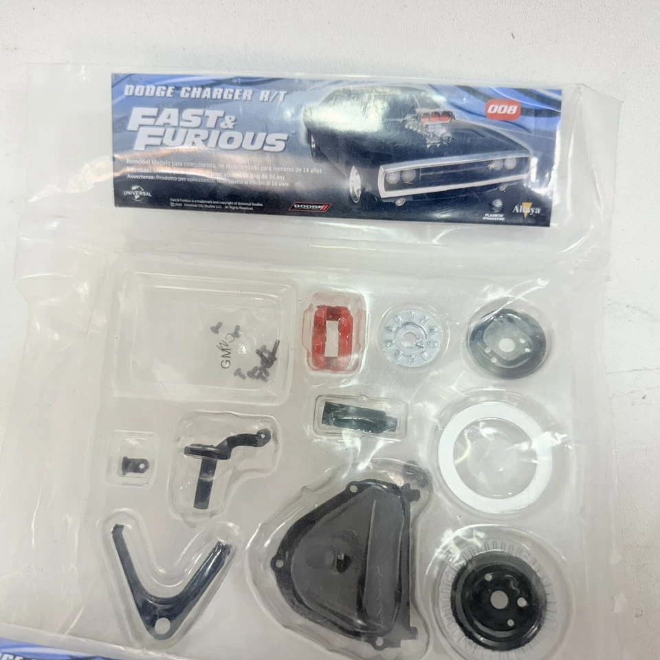 8 MIXED LOT - FANHOME 1/8 BUILD YOUR OWN DODGE CHARGER R/T THE FAST AND FURIOUS - Image 2 of 4