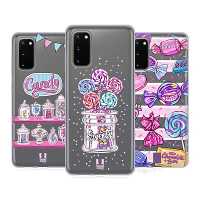 HEAD CASE DESIGNS FARBIGE SÜßIGKEITEN SOFT GEL HANDYHÜLLE FÜR SAMSUNG HANDYS 1