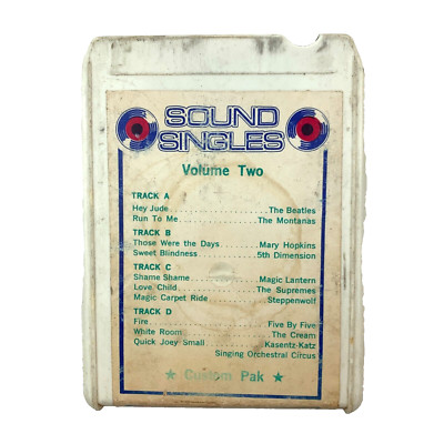 Sound Singles Volume Two 8-Track Tape Dynapak Untested | eBay