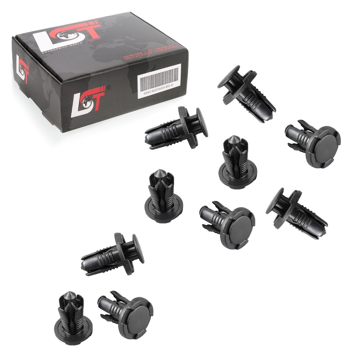 10X Fender Bumper Clip For Subaru Ø 10 Mm
