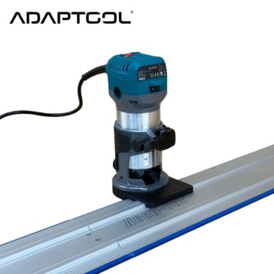 KATSU Trimmer Kaschiergerät 1/4'' Führungsschiene Adapter auf Kreg Accu-Cut Führungsschiene