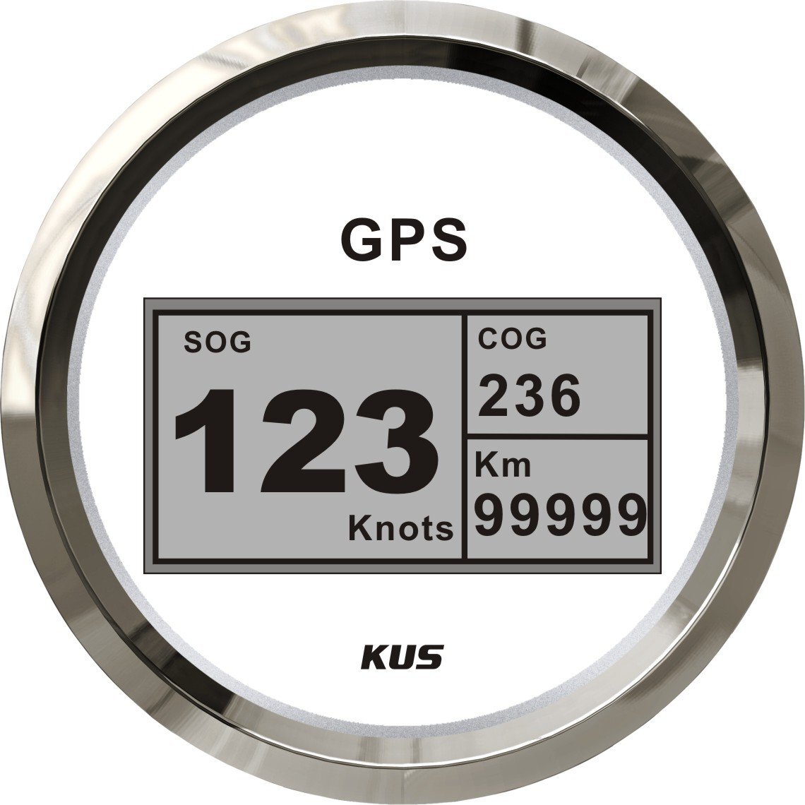 KUS Calibro contachilometri GPS digitale impermeabile contachilometri con (H3R)